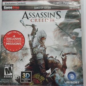 PlayStation 3- Assassin's Creed III
